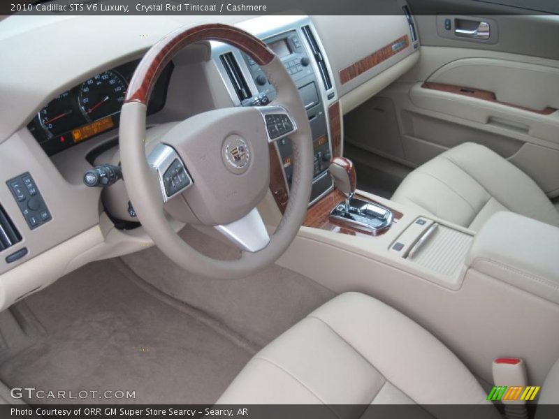 Crystal Red Tintcoat / Cashmere 2010 Cadillac STS V6 Luxury