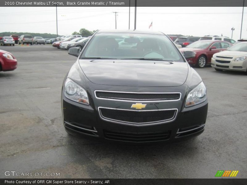 Black Granite Metallic / Titanium 2010 Chevrolet Malibu LT Sedan