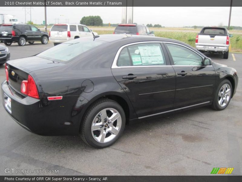 Black Granite Metallic / Titanium 2010 Chevrolet Malibu LT Sedan