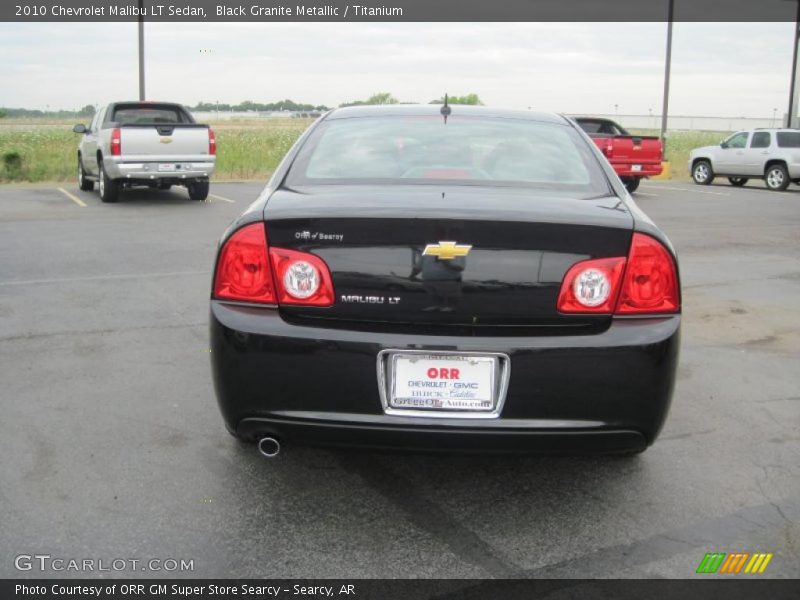 Black Granite Metallic / Titanium 2010 Chevrolet Malibu LT Sedan