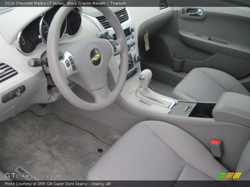 Black Granite Metallic / Titanium 2010 Chevrolet Malibu LT Sedan