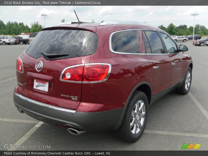 Red Jewel Tintcoat / Cashmere/Cocoa 2010 Buick Enclave CXL
