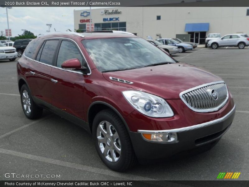 Red Jewel Tintcoat / Cashmere/Cocoa 2010 Buick Enclave CXL