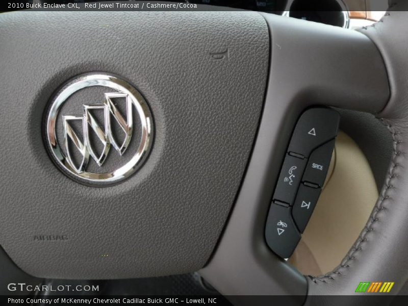 Red Jewel Tintcoat / Cashmere/Cocoa 2010 Buick Enclave CXL