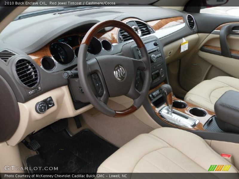 Red Jewel Tintcoat / Cashmere/Cocoa 2010 Buick Enclave CXL