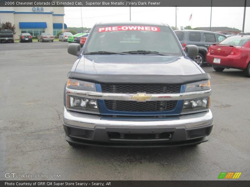 Superior Blue Metallic / Very Dark Pewter 2006 Chevrolet Colorado LS Extended Cab