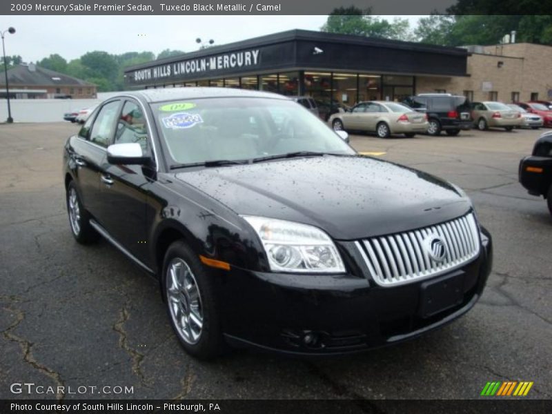 Tuxedo Black Metallic / Camel 2009 Mercury Sable Premier Sedan