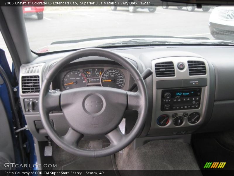 Superior Blue Metallic / Very Dark Pewter 2006 Chevrolet Colorado LS Extended Cab