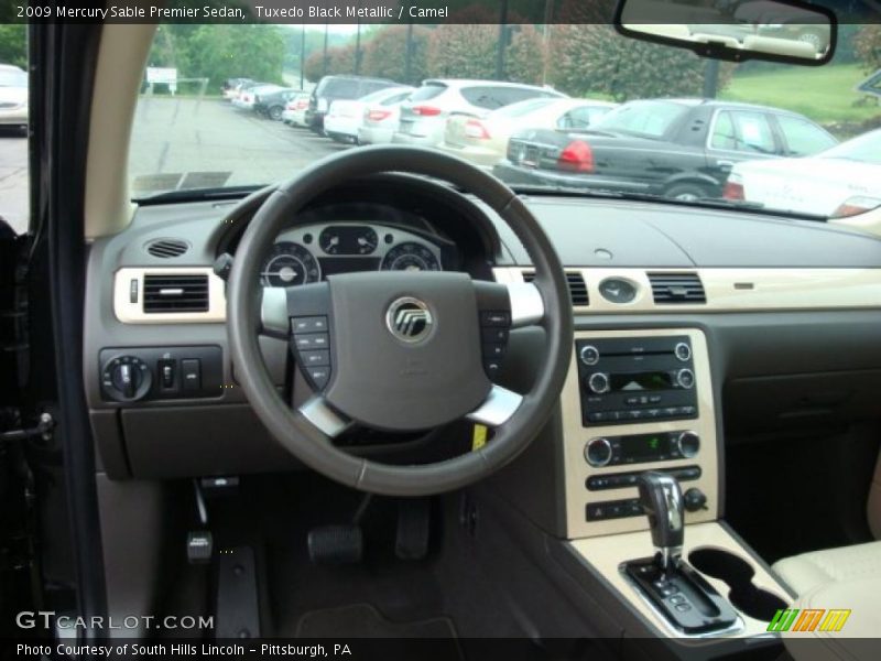 Tuxedo Black Metallic / Camel 2009 Mercury Sable Premier Sedan