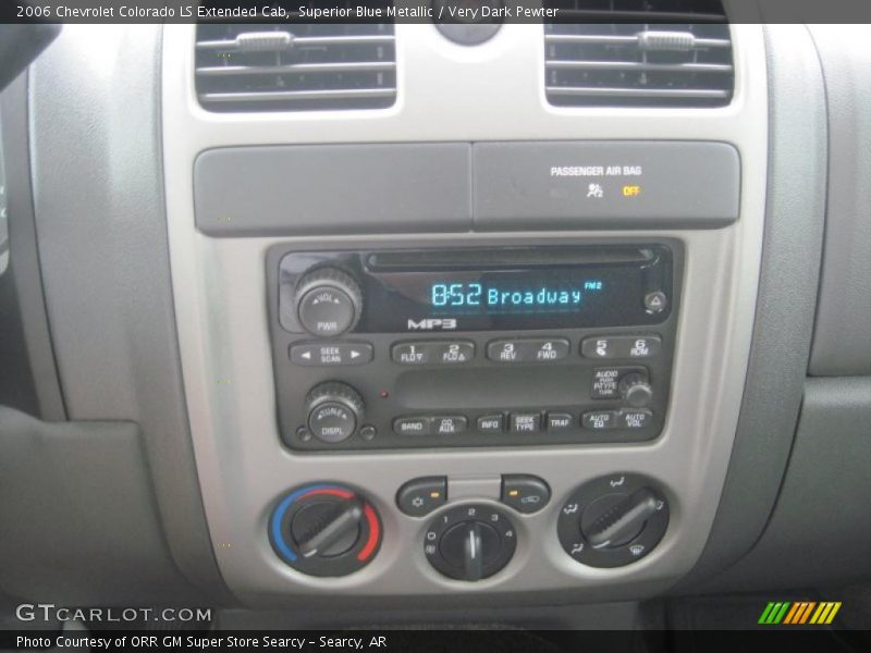 Superior Blue Metallic / Very Dark Pewter 2006 Chevrolet Colorado LS Extended Cab