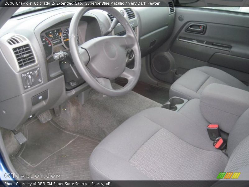 Superior Blue Metallic / Very Dark Pewter 2006 Chevrolet Colorado LS Extended Cab