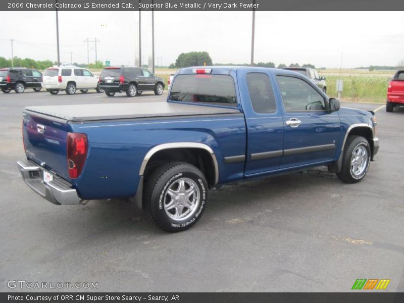 Superior Blue Metallic / Very Dark Pewter 2006 Chevrolet Colorado LS Extended Cab