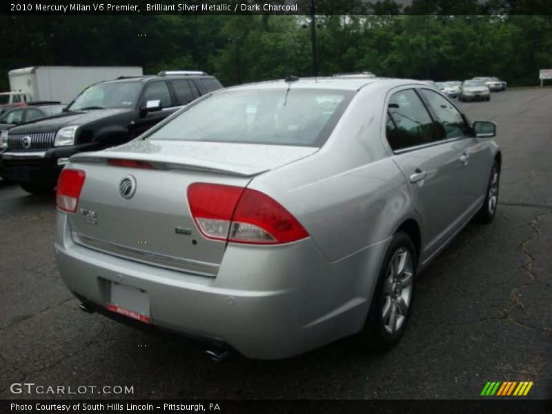 Brilliant Silver Metallic / Dark Charcoal 2010 Mercury Milan V6 Premier