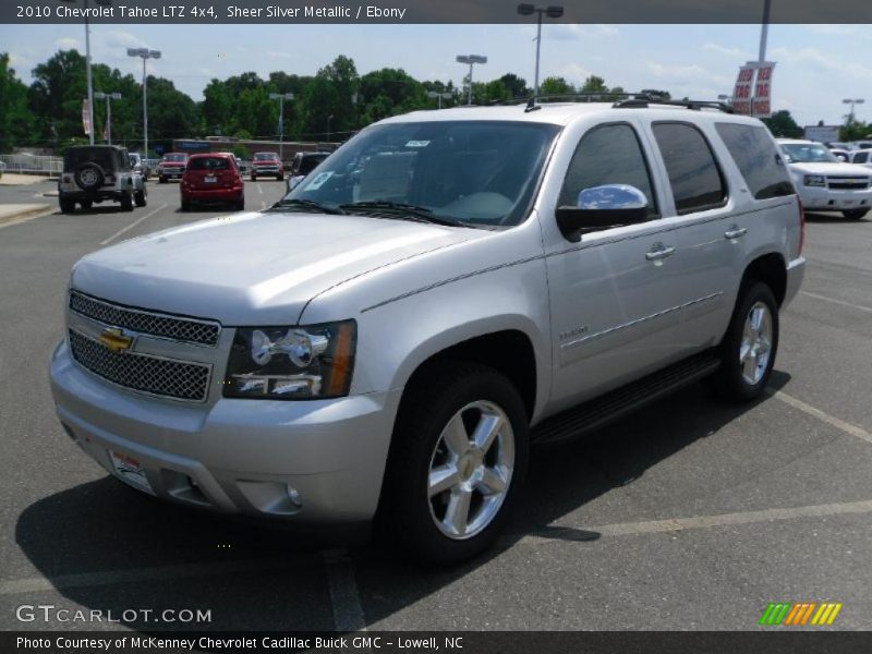 Sheer Silver Metallic / Ebony 2010 Chevrolet Tahoe LTZ 4x4