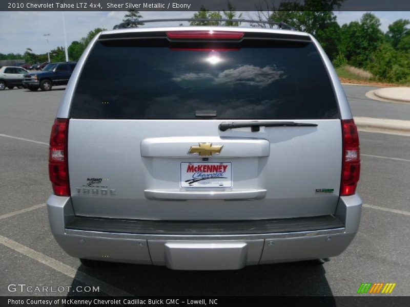 Sheer Silver Metallic / Ebony 2010 Chevrolet Tahoe LTZ 4x4