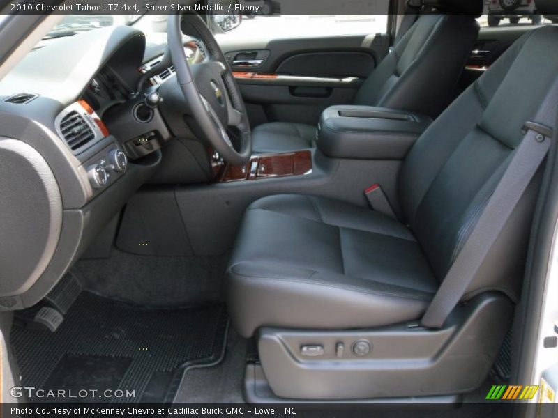 Sheer Silver Metallic / Ebony 2010 Chevrolet Tahoe LTZ 4x4
