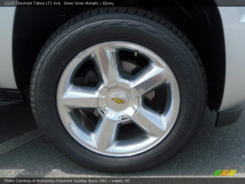 Sheer Silver Metallic / Ebony 2010 Chevrolet Tahoe LTZ 4x4