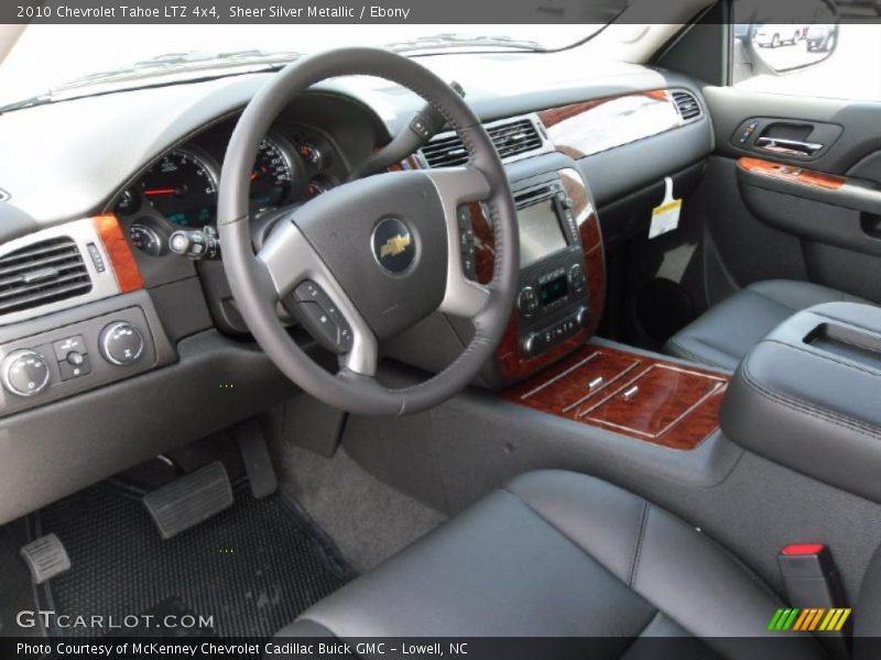 Sheer Silver Metallic / Ebony 2010 Chevrolet Tahoe LTZ 4x4