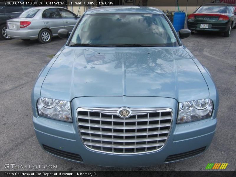 Clearwater Blue Pearl / Dark Slate Gray 2008 Chrysler 300 LX