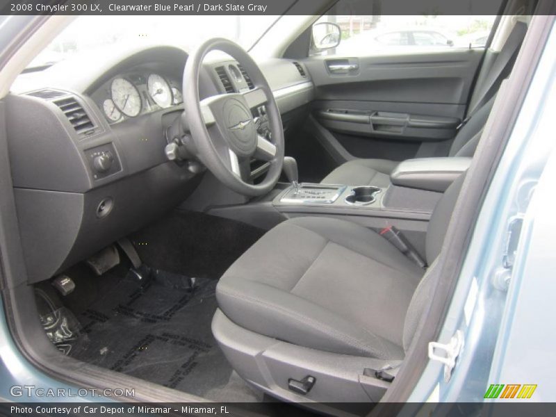 Clearwater Blue Pearl / Dark Slate Gray 2008 Chrysler 300 LX