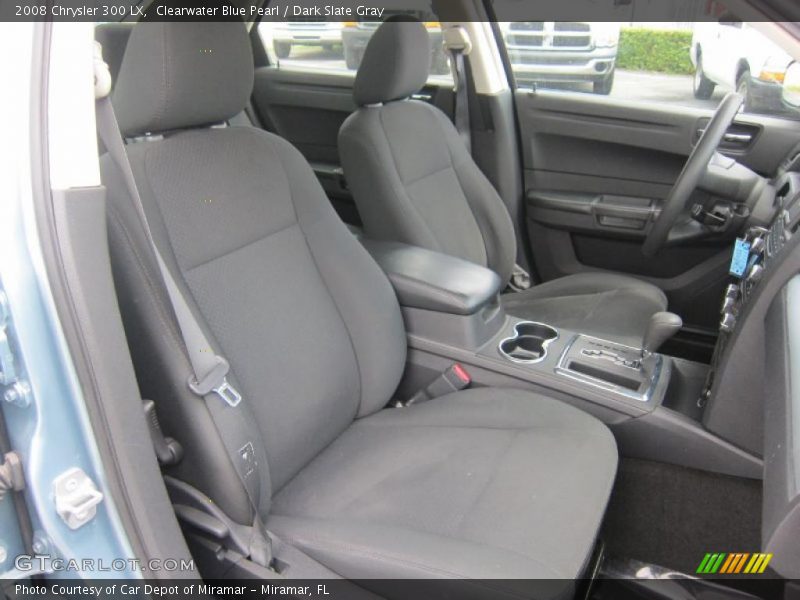 Clearwater Blue Pearl / Dark Slate Gray 2008 Chrysler 300 LX