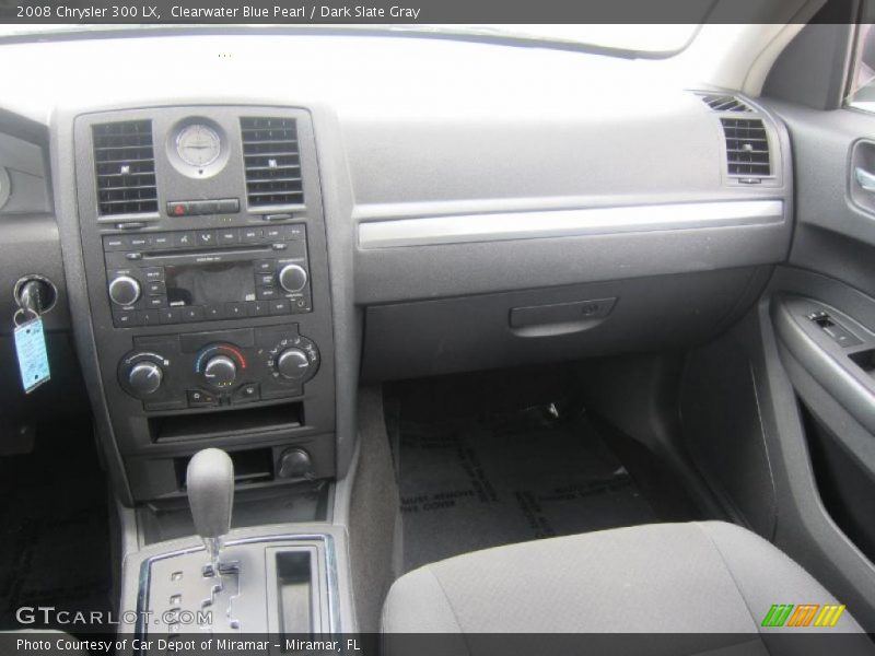 Clearwater Blue Pearl / Dark Slate Gray 2008 Chrysler 300 LX