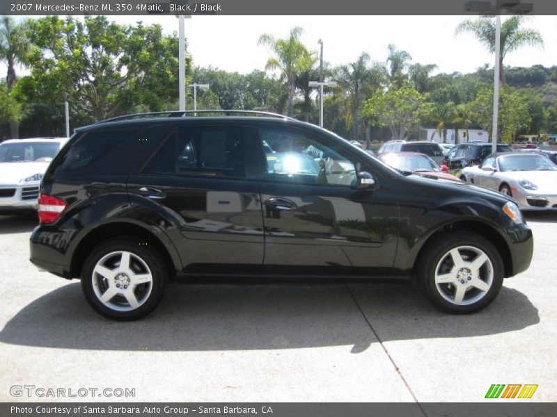Black / Black 2007 Mercedes-Benz ML 350 4Matic