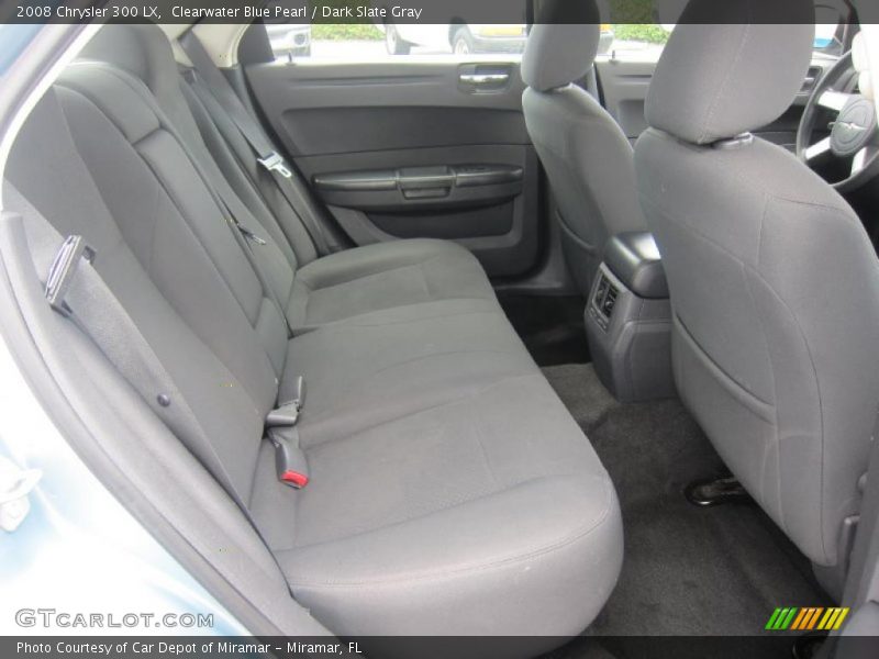Clearwater Blue Pearl / Dark Slate Gray 2008 Chrysler 300 LX