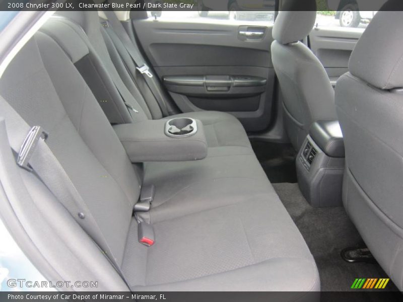 Clearwater Blue Pearl / Dark Slate Gray 2008 Chrysler 300 LX