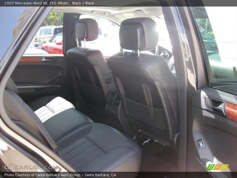 Black / Black 2007 Mercedes-Benz ML 350 4Matic