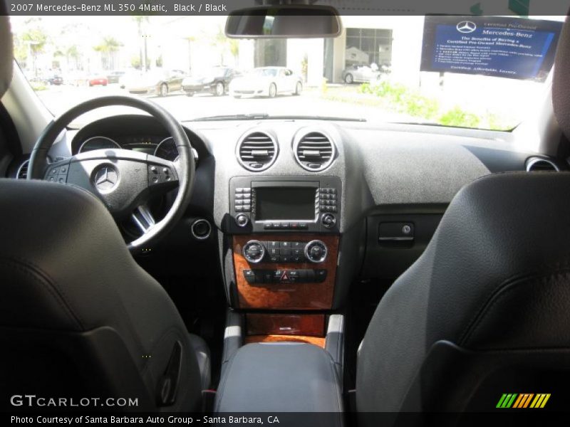 Black / Black 2007 Mercedes-Benz ML 350 4Matic