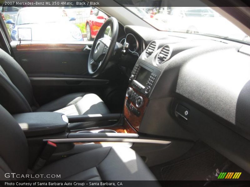 Black / Black 2007 Mercedes-Benz ML 350 4Matic