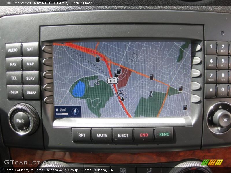 Black / Black 2007 Mercedes-Benz ML 350 4Matic