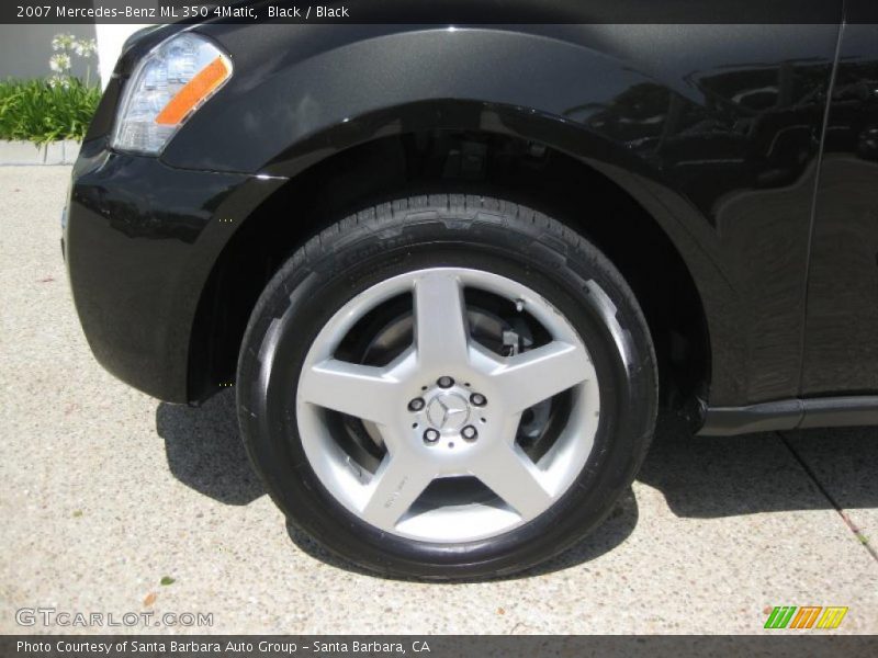 Black / Black 2007 Mercedes-Benz ML 350 4Matic