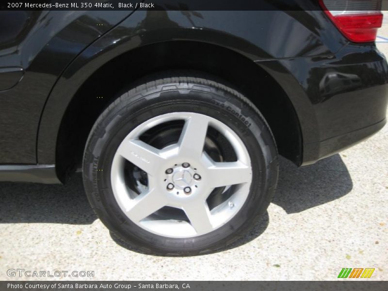 Black / Black 2007 Mercedes-Benz ML 350 4Matic