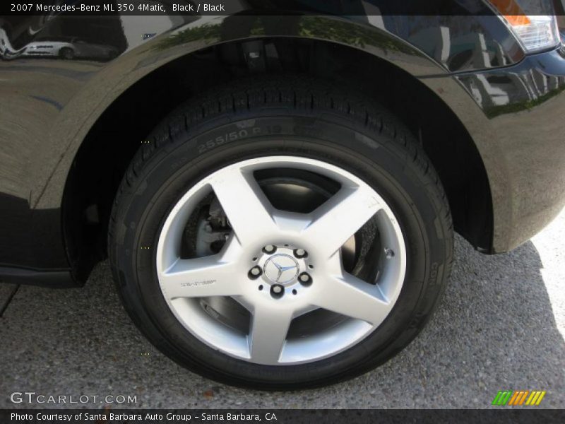 Black / Black 2007 Mercedes-Benz ML 350 4Matic