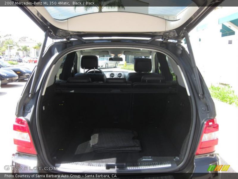 Black / Black 2007 Mercedes-Benz ML 350 4Matic