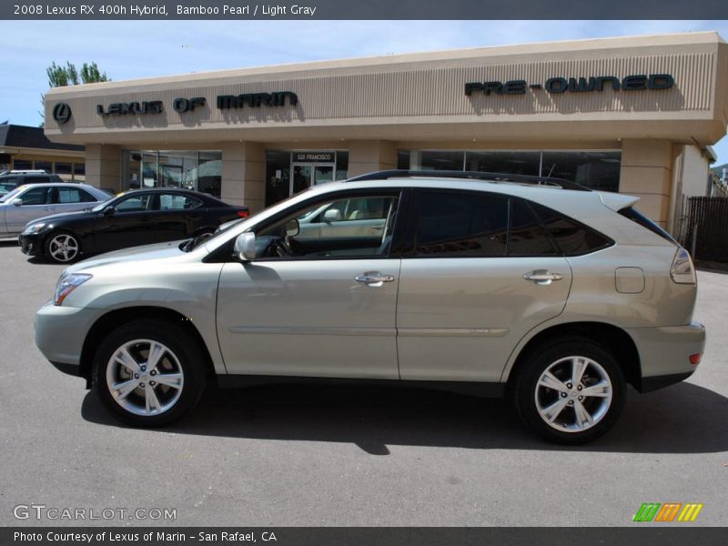 Bamboo Pearl / Light Gray 2008 Lexus RX 400h Hybrid