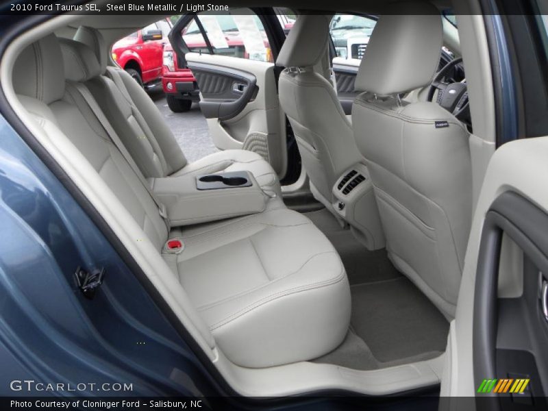 Steel Blue Metallic / Light Stone 2010 Ford Taurus SEL