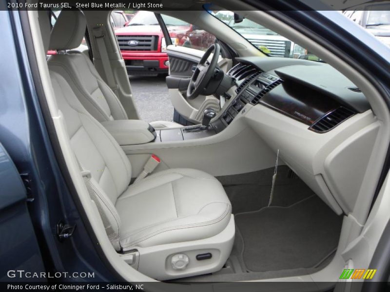 Steel Blue Metallic / Light Stone 2010 Ford Taurus SEL