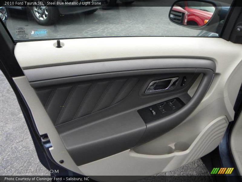 Steel Blue Metallic / Light Stone 2010 Ford Taurus SEL