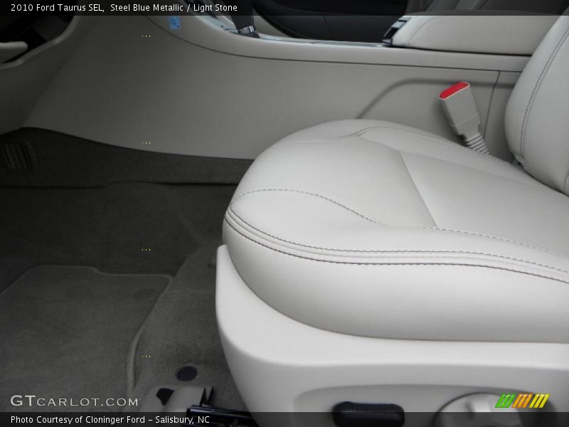 Steel Blue Metallic / Light Stone 2010 Ford Taurus SEL