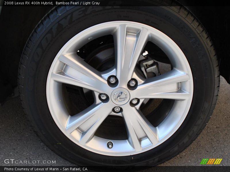 Bamboo Pearl / Light Gray 2008 Lexus RX 400h Hybrid