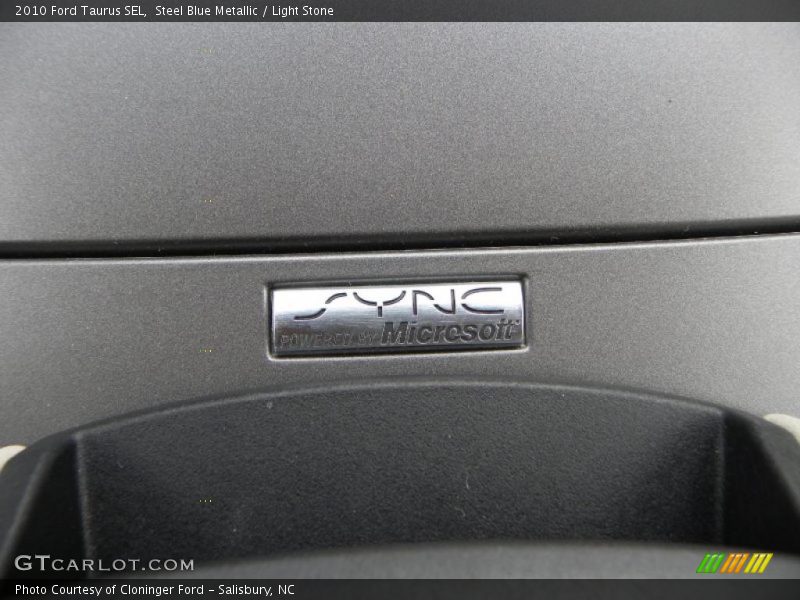 Steel Blue Metallic / Light Stone 2010 Ford Taurus SEL