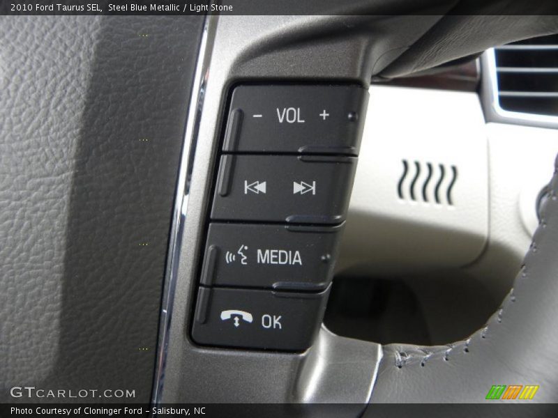 Steel Blue Metallic / Light Stone 2010 Ford Taurus SEL