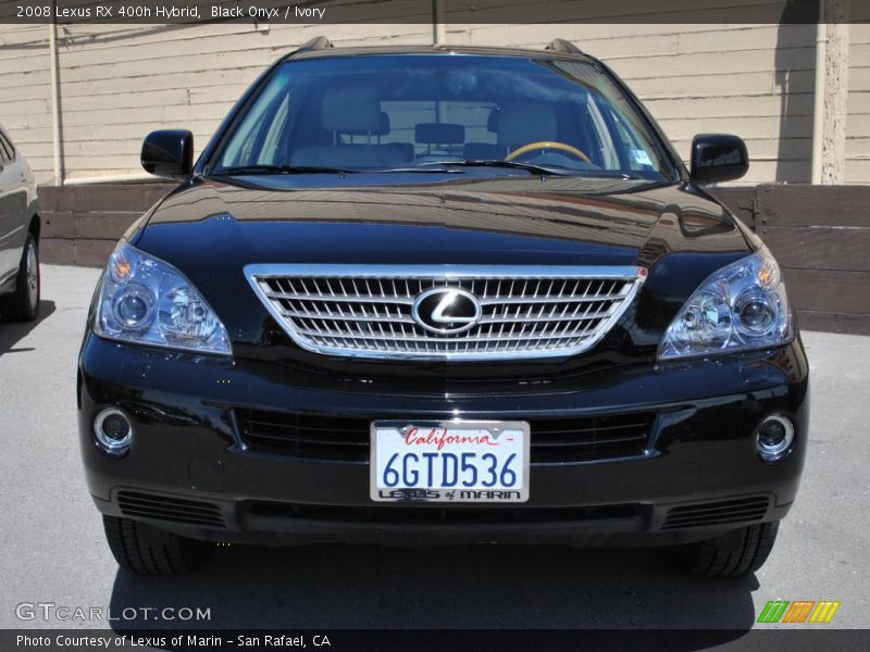 Black Onyx / Ivory 2008 Lexus RX 400h Hybrid