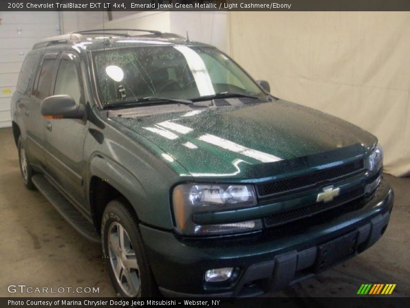 Emerald Jewel Green Metallic / Light Cashmere/Ebony 2005 Chevrolet TrailBlazer EXT LT 4x4