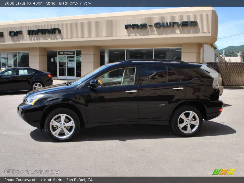 Black Onyx / Ivory 2008 Lexus RX 400h Hybrid