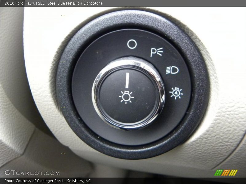Steel Blue Metallic / Light Stone 2010 Ford Taurus SEL