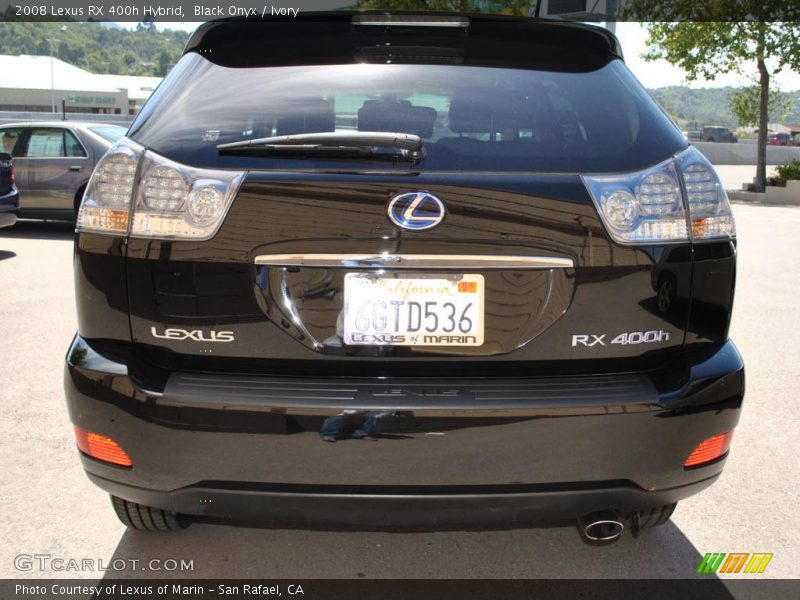 Black Onyx / Ivory 2008 Lexus RX 400h Hybrid